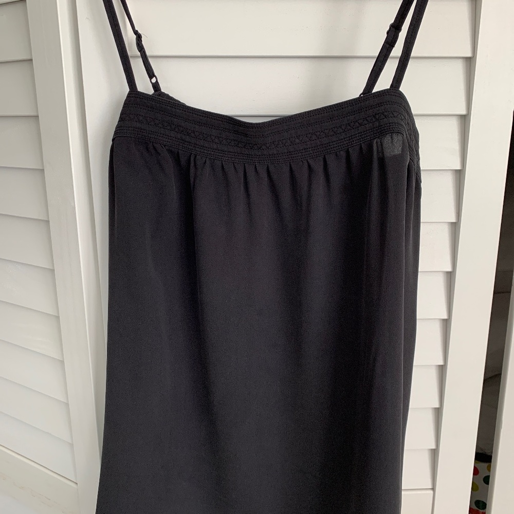 Vince Embroidered Silk Cami